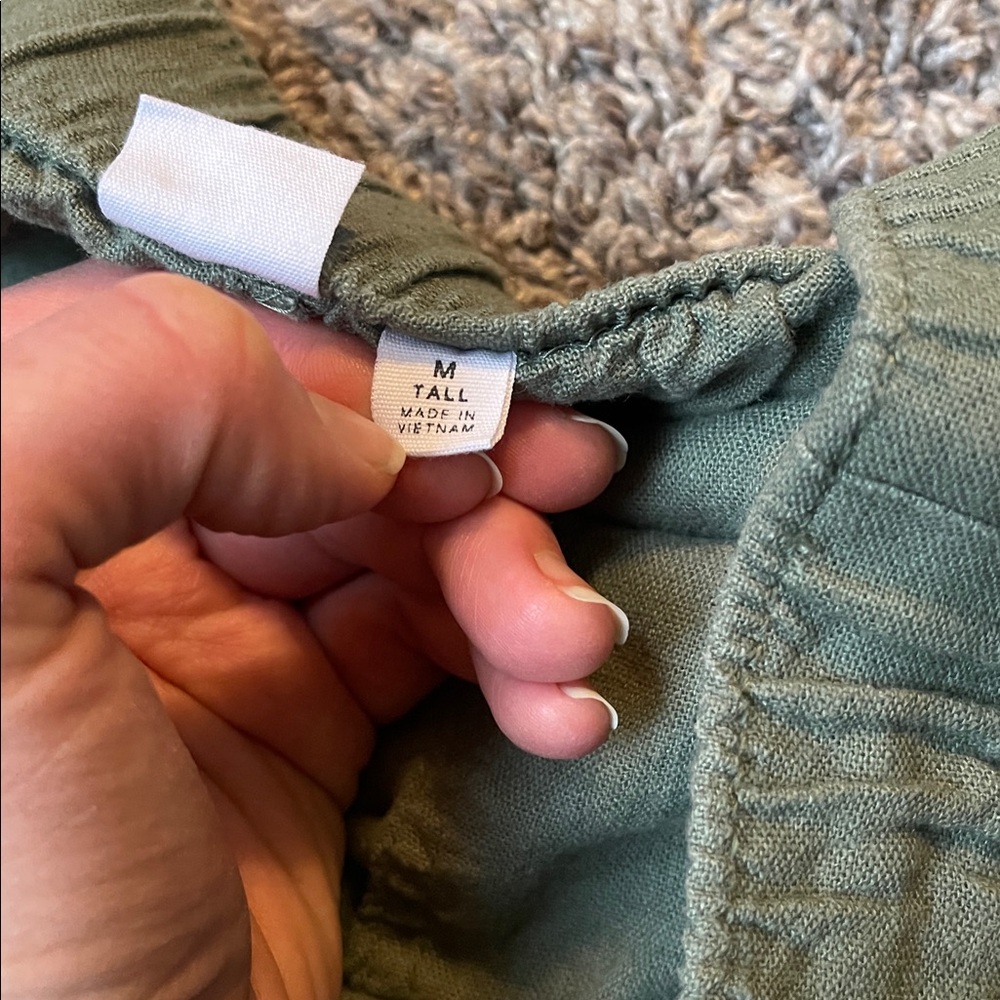 GAP Olive Casual Trousers - Picture 3 of 5
